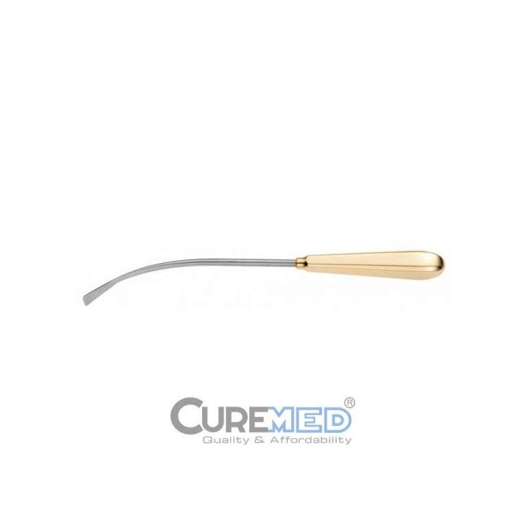 Daniel Endoscopic Forehead Scalp Elevator, Half Curved, 9-1/4" 23.5 cm