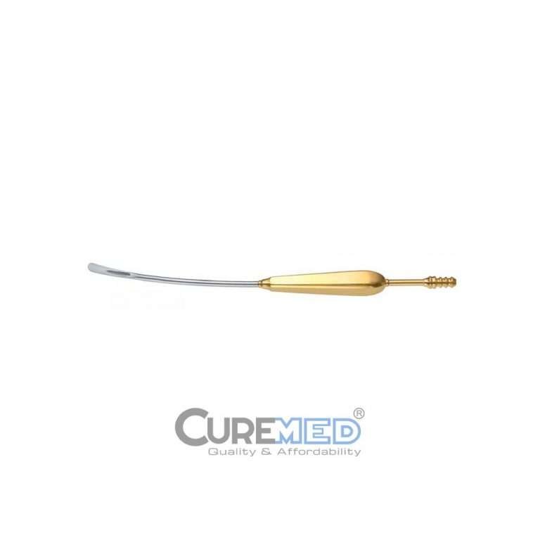 Daniel Endoscopic Forehead Suction Elevator, Half Curved, 9-1/4" 23.5 cm