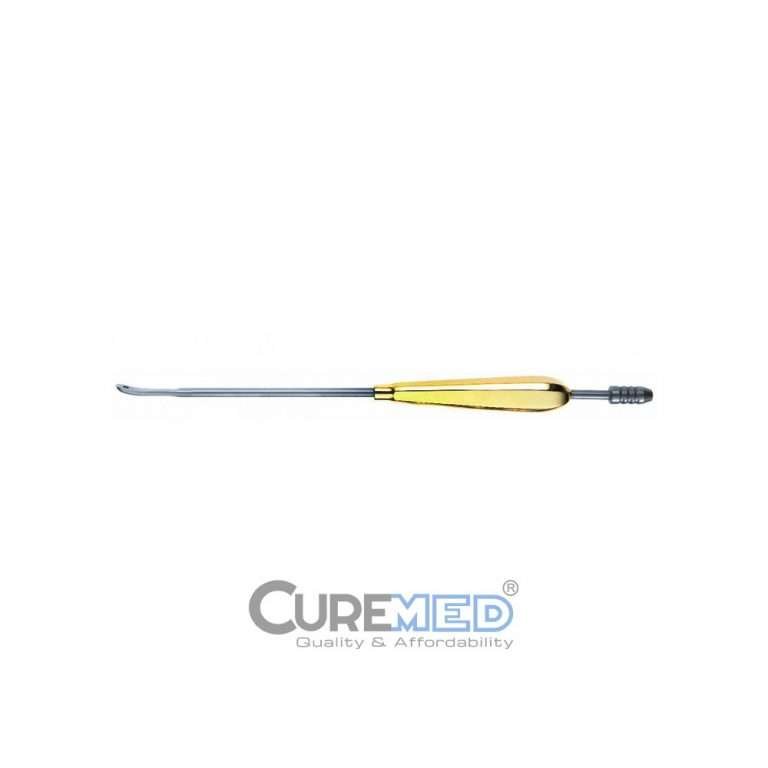 Daniel Endoscopic Forehead Suction Elevator, Quarter Curved, 9-1/4" 23.5 cm