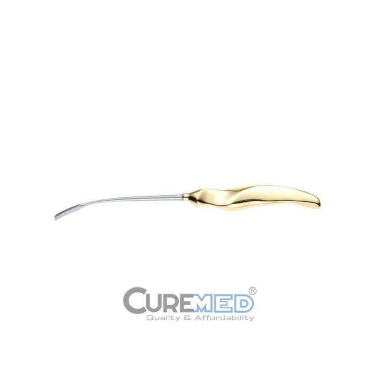 Ramirez Type Endoscopic Forehead Frontotemporal Dissector, Curved, 9-1/2" 24 cm
