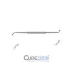 CureMed's Brand New Kistner Septum Ball End Elevator Features Double Ended 2.0 mm x 2.5 mm diameter ball tips, overall length 7-1/2" (19.0 cm)