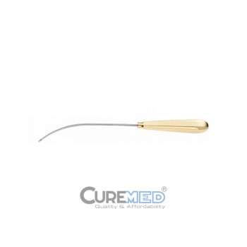 Daniel Endoscopic Forehead Nerve Dissector, Half Curved, 9-1/4" 23.5 cm
