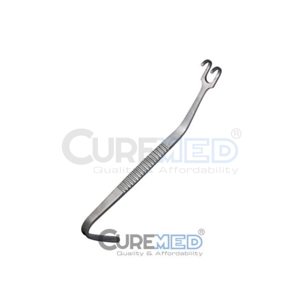Aufricht Nasal Retractor, 13.5cm, 42X7 mm, Double Ended, Stainless Steel