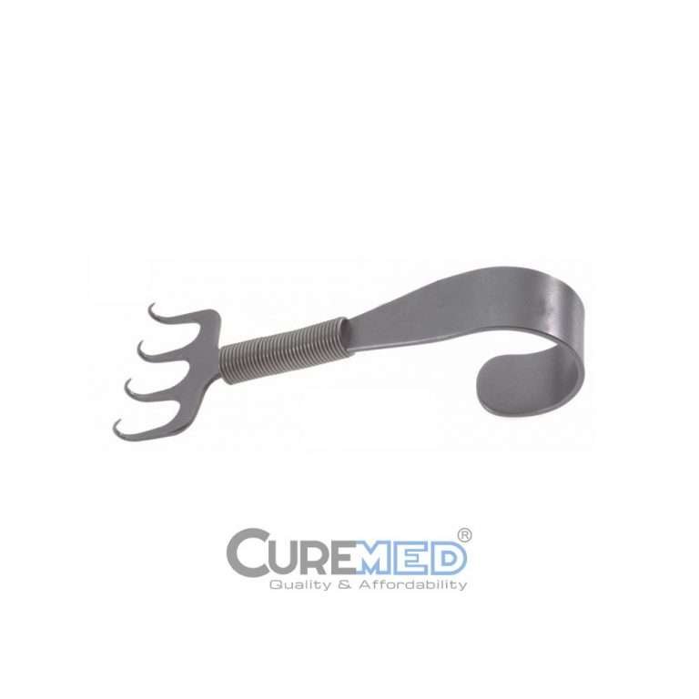 Gorney Stainless Steel Rake Retractor, 3" (7.5cm), 38 mm Wide, 4 Prongs