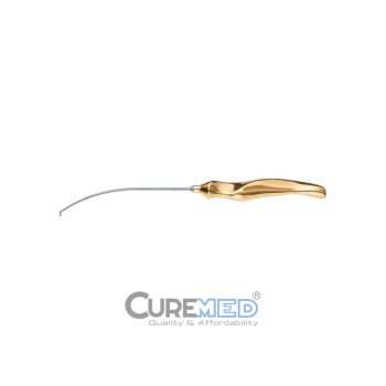 Daniel Endoscopic Forehead Nerve Hook, Curved Left, 9-1/4" 23.5 cm