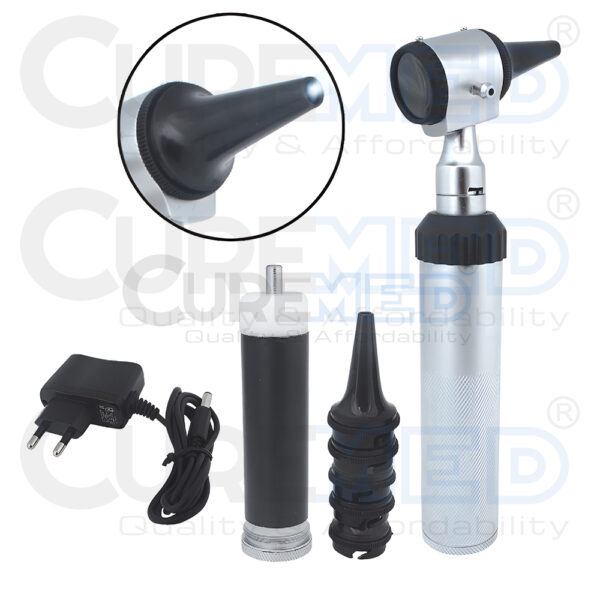 High Quality Otoscope with extra bright light with 4x magnification lens